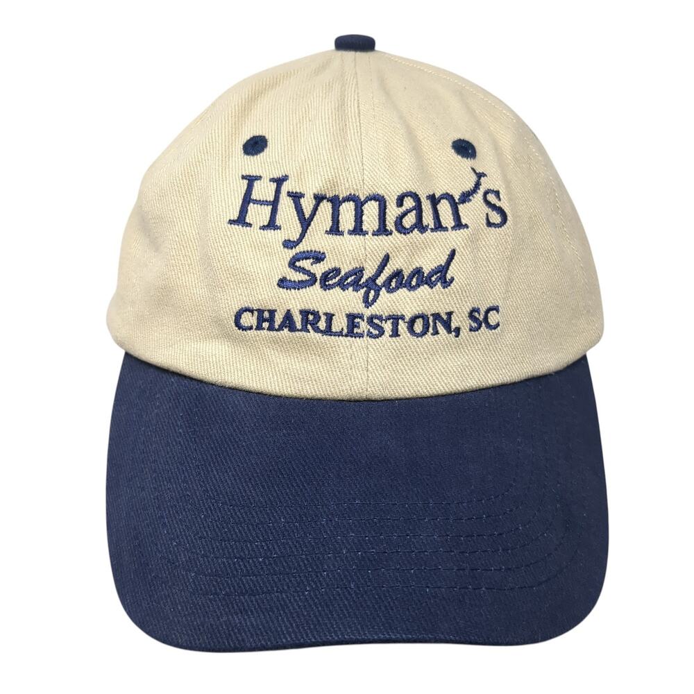Hyman's Seafood Charleston SC Slideback Hat Multi One Size Unique